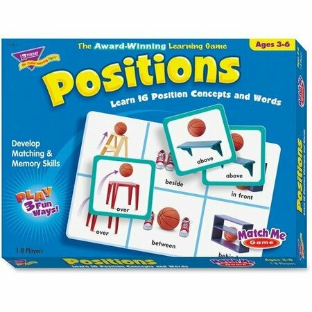 TREND ENTERPRISES TREND T58104, Positions Match Me Puzzle Game, Ages 5-8 TEPT58104